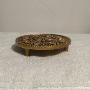 BRASS ROUND CHOWKI 10 BRASS ROUND CHOWKI 10
