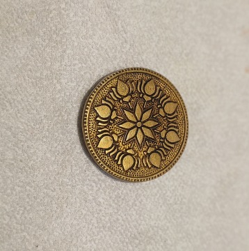 BRASS ROUND CHOWKI 10