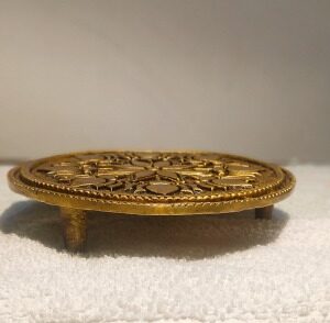 BRASS ROUND CHOWKI 13 BRASS ROUND CHOWKI 13