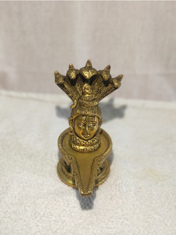 Brass Antique Shivaling statue(4) Brass Antique Shivaling statue