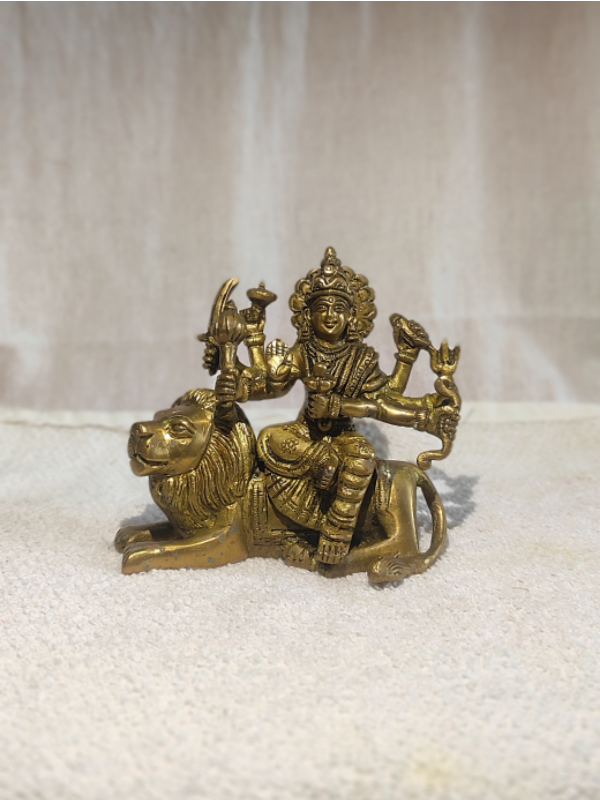 Brass Durgadevi idol Brass Durgadevi idol