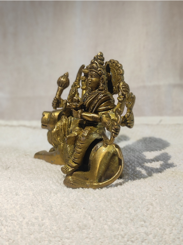 Brass Durgadevi idol(2) Brass Durgadevi idol