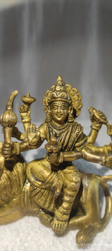 Brass Durgadevi idol(3) Brass Durgadevi idol