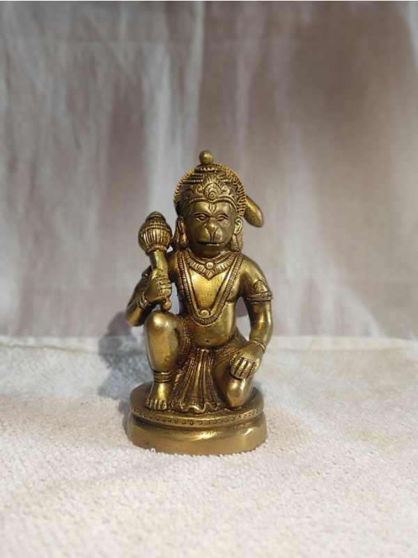 Brass Hanuman idol Brass Hanuman idol
