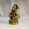 Brass Hanuman idol(2) Brass Hanuman idol