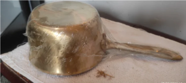 Bronze tea pan