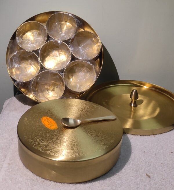 ENGRAVED MASALA DABBA 6