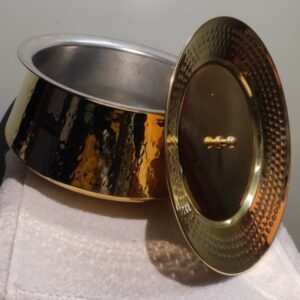 Hammered kadai with lid Hammered kadai with lid